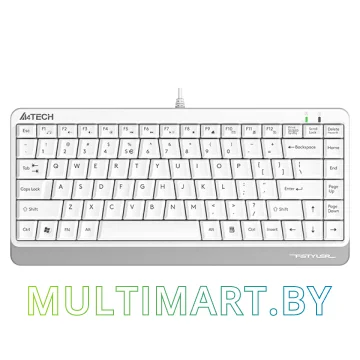 Клавиатура A4Tech Fstyler FKS11 (белый/серый)